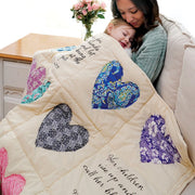 Blessed Mother Quilted Throw