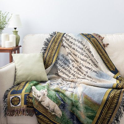 Psalm 23, Cotton Throw