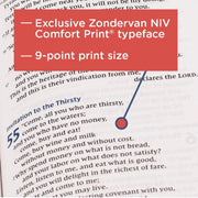 NIV Quest Study Bible, Comfort Print--soft leather-look, pink & gray