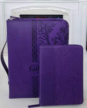 Walk by Faith Bible Cover/Case and Journal Set