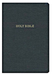 KJV Reference Bible, Giant Print, Black Bonded Leather, Indexed