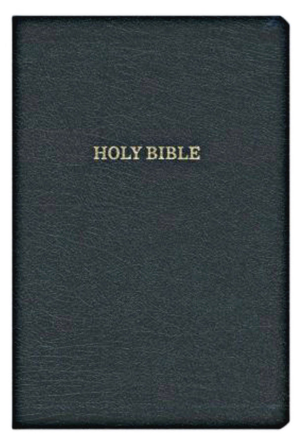 KJV Reference Bible, Giant Print, Black Bonded Leather, Indexed