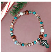 Blessed Beaded Bracelet with Charms