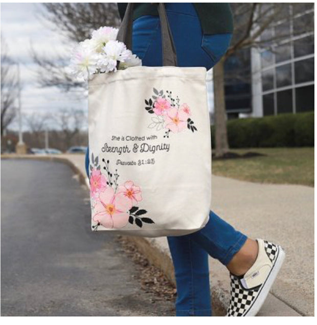 Strength & Dignity Tote Bag