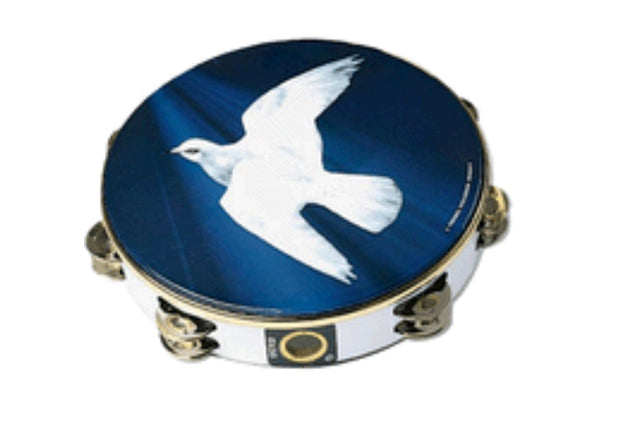 8 Inch Dove Tambourine