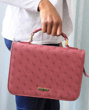 Grace Floral Stitch Bible Cover