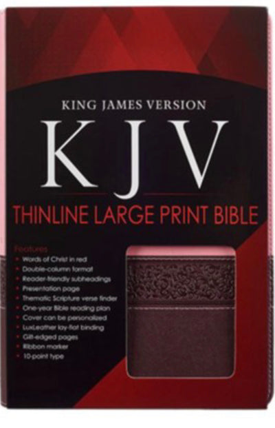 KJV LARGE PRINT THIN LINE