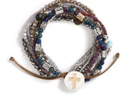 Your Journey Prayer Bracelet, Gray
