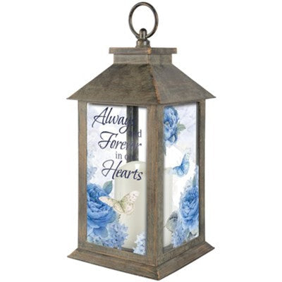ALWAYS AND FOREVER IN OUR HEARTS LANTERN