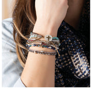 Your Journey Prayer Bracelet, Gray