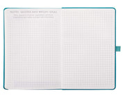Faux Leather Undated Baxter Planner, Teal