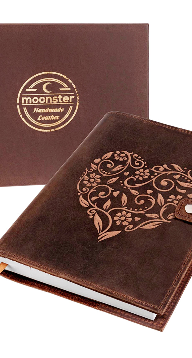 Refillable Leather Journal Lined Notebook