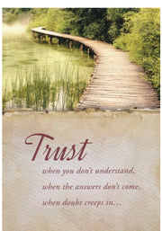 Trusting In Him (KJV) Box of 12 Empathy Cards