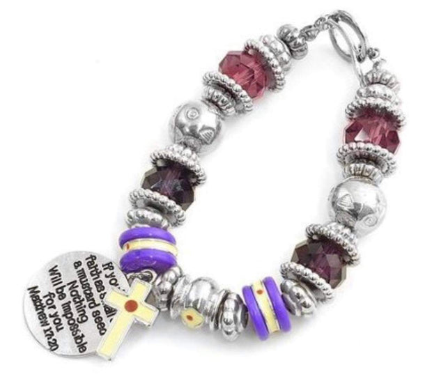 Faith Like a Mustard Seed, Matthew 17:20 Bracelet