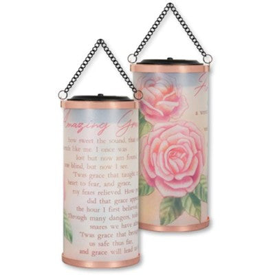 Amazing Grace Memorial Solar Lantern