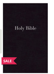 NIV Large-Print Personal-Size Reference Bible--imitation leather, black