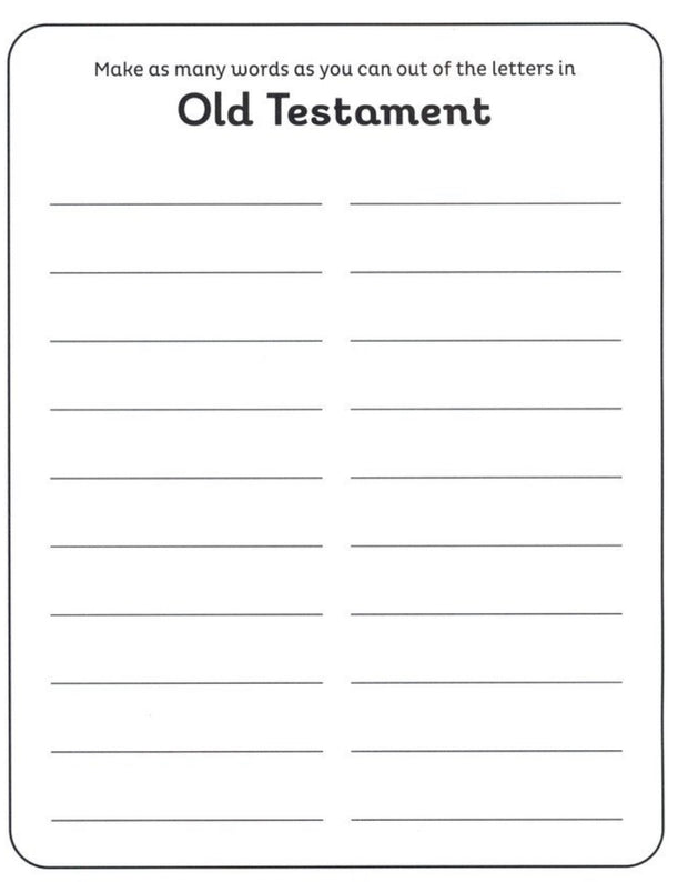 Our Daily Bread For Kids Jumbo Bible Activity & Coloring Book