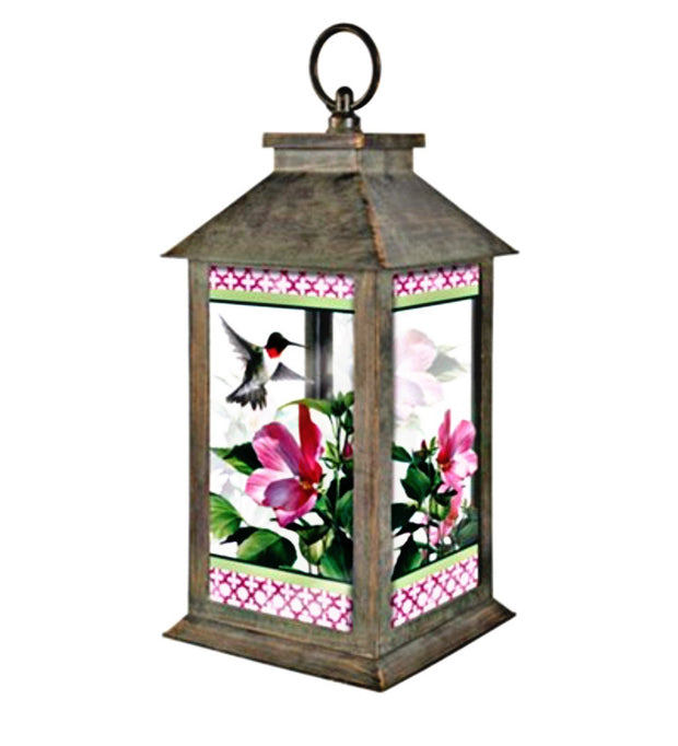 Hibiscus Hummingbird Lantern
