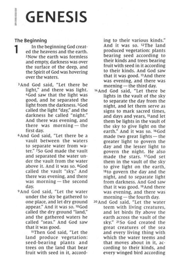 NIV Large-Print Personal-Size Reference Bible--imitation leather, black