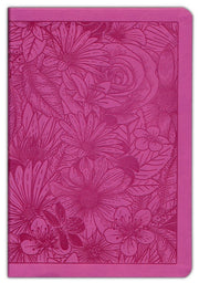 NLT Large-Print Premium Value Thinline Bible, Filament Enabled Edition--soft leather-look, pink