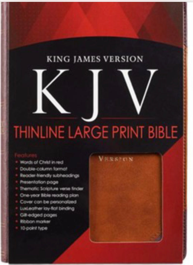 KJV LARGE PRINT THIN LINE