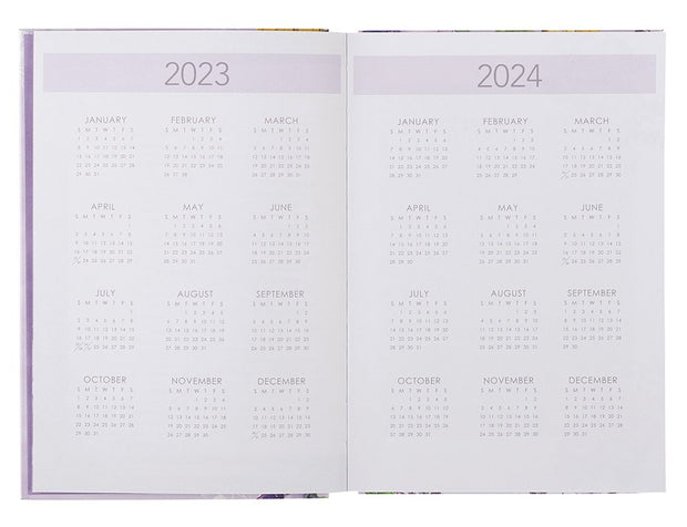 2023 HARDCOVER 12-MONTH PLANNER, ASK SEEK KNOCK
