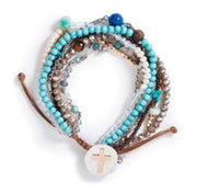 Your Journey Prayer Bracelet, Turquoise